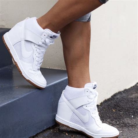 9 Colours. . White wedge sneakers women